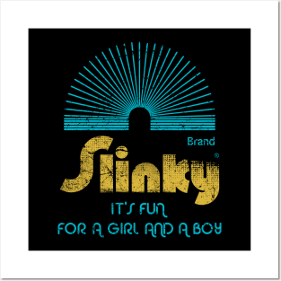 Slinky - Fun for a Girl and a Boy. Posters and Art